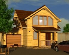 Проекты домов из бруса