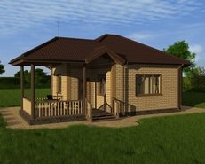 Проекты домов из бетона