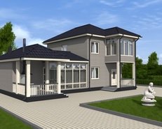 Проекты домов из бруса